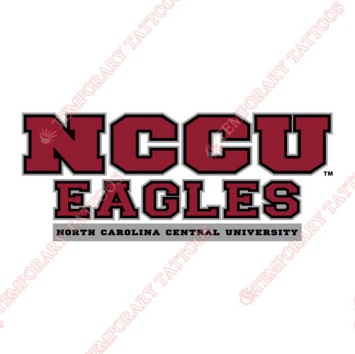 NCCU Eagles Customize Temporary Tattoos Stickers NO.5374
